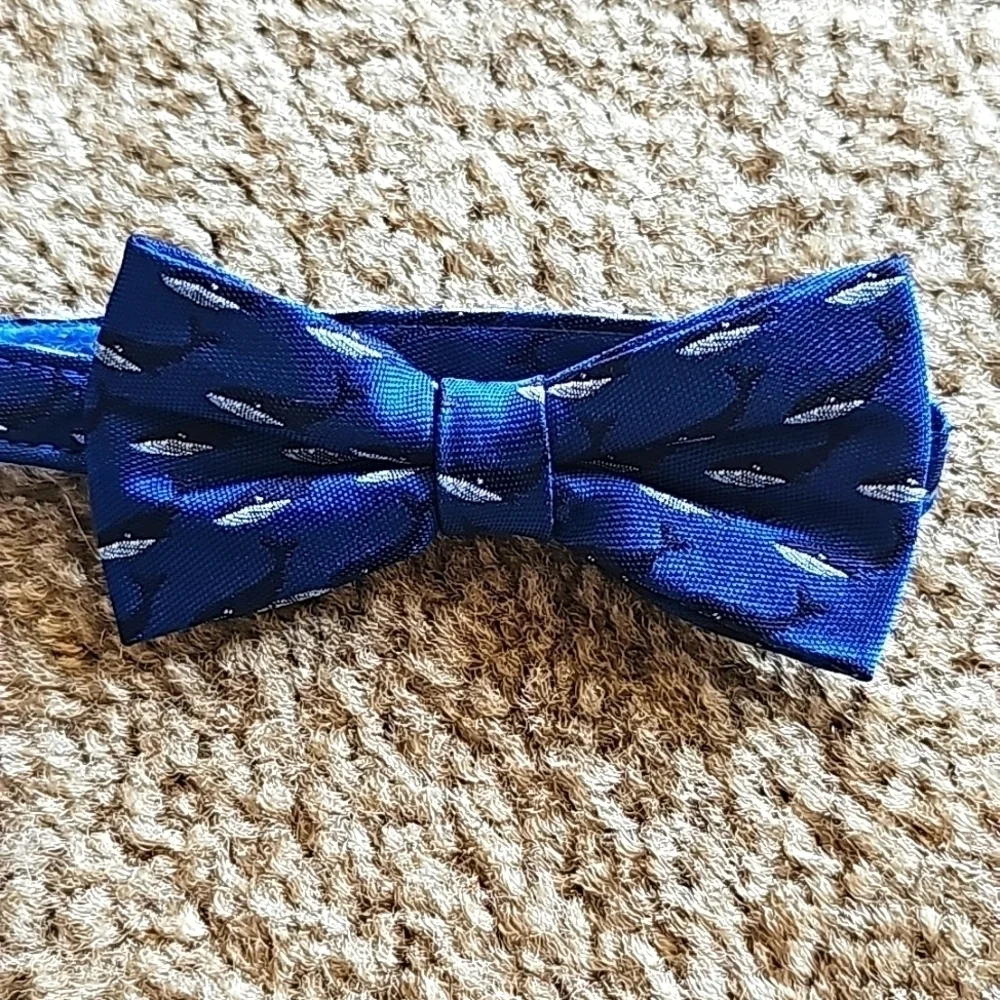 Janie and Jack Boys Blue Whale Bow Tie NEW